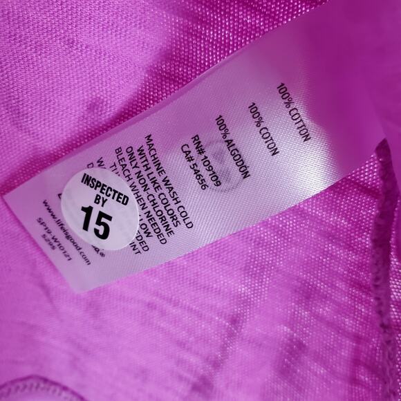 NEW LIFE IS GOOD Happy Hour At The Gym Breezy Tank Top Womens M Workout Tee - Picture 8 of 11